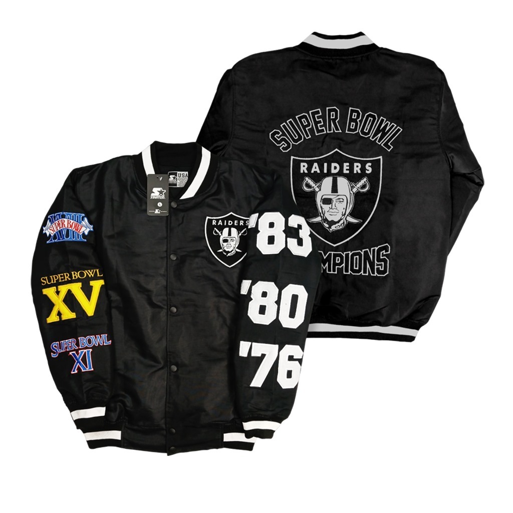 Jaket Varsity Bomber Raiders Pria Wanita Original Distro