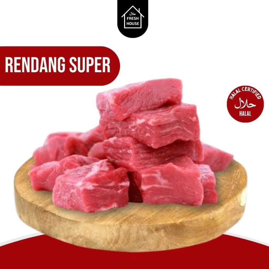 

DAGING RENDANG SUPER FROZEN 500 GR / 1 KG