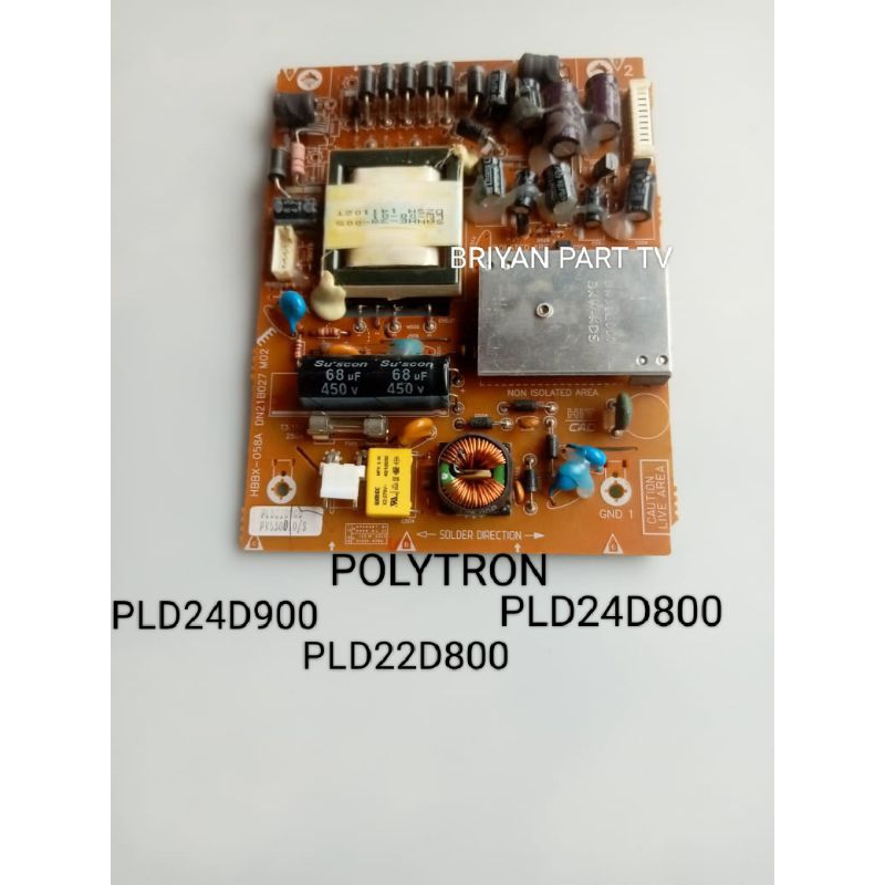 PSU POWER SUPLAI TV POLYTRON PLD24D800/PLD24D900/PLD22D800