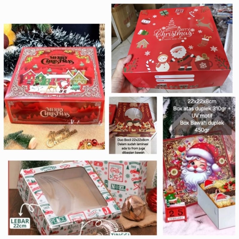 

Christmas Box Natal 22x22 x8cm Box Natal Kue bOlu Box Natal Kue Lapis Box Natal Brownies Kotak kue Natal Dus kue Natal Box packaging natal Box Natal 4 toples 300gr kotak Box Pudding Natal 22x22 box Imlek 22x22 Box Imlek 4 toples Kotak Box Imlek Bolu