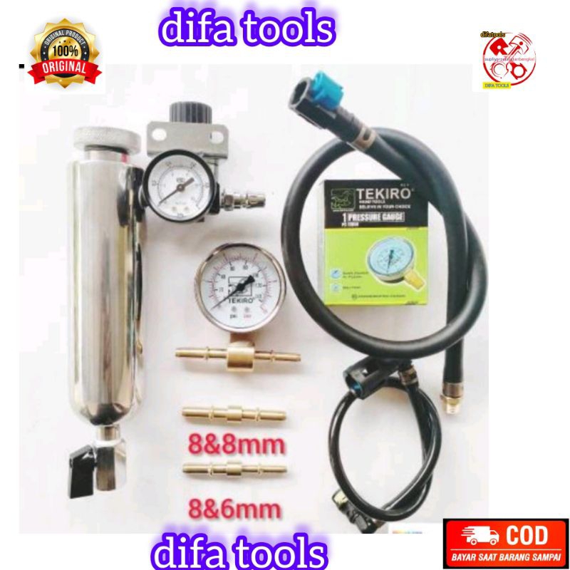 TABUNG INFUS INJECTOR INJEKSI TESTER FUELPUMP UNIVERSAL TEKIRO