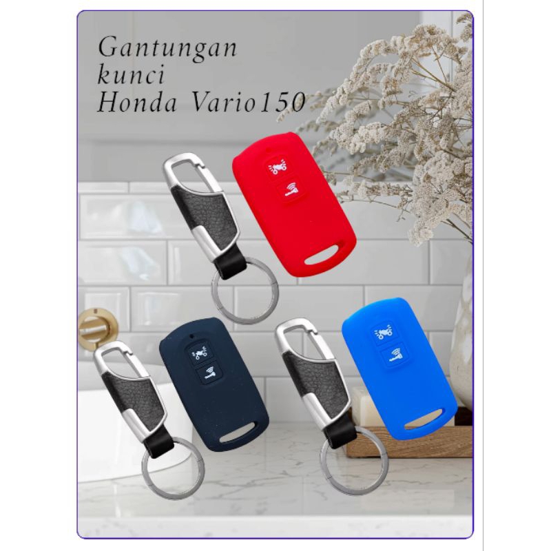 gantungan kunci keyless Vario150 gantungan kunci Vario 150 case  remote honda Vario 150