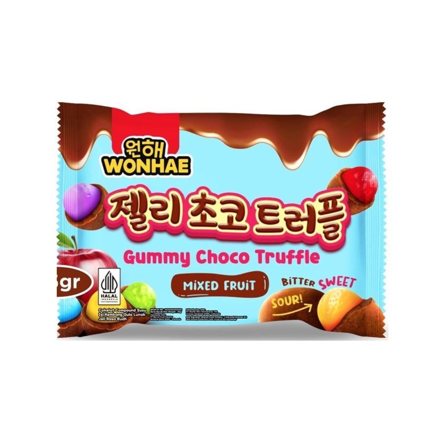 

Mujigae by Wonhae Gummy Choco Ball Truffle Mixed Fruit 35gram