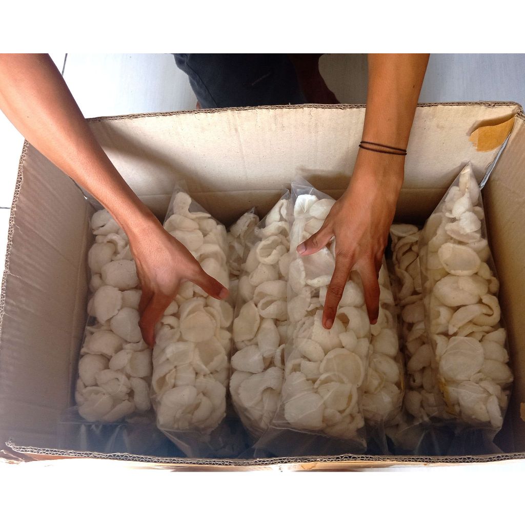 

KRUPUK PASIR BAWANG + PACKING KARDUS