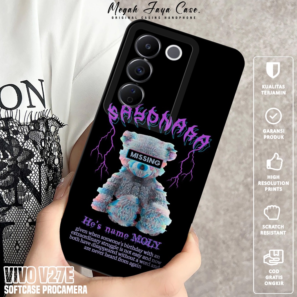 Case VIVO V27E - Softcase Hp VIVO V27E Motif BNKA - Casing Hp VIVO V27E - Softcase Pro Camera - Sili