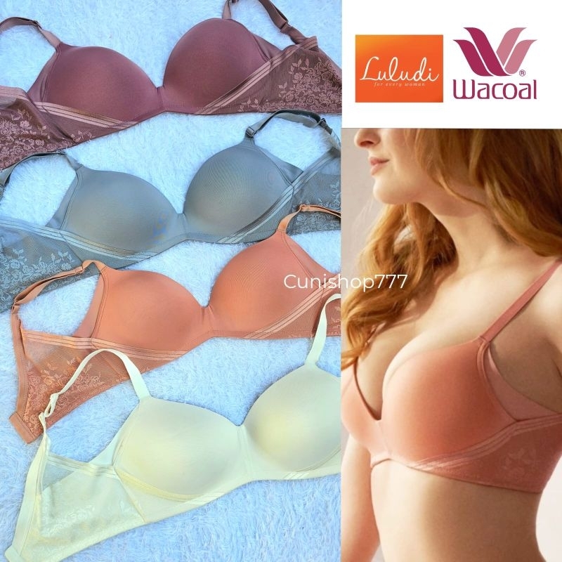 BRA LULUDI BEATRICE COLLECTION TANPA KAWAT BUSA SEDANG NO WIRE WIRELESS BH WANITA LB 4822 LB4822 K15