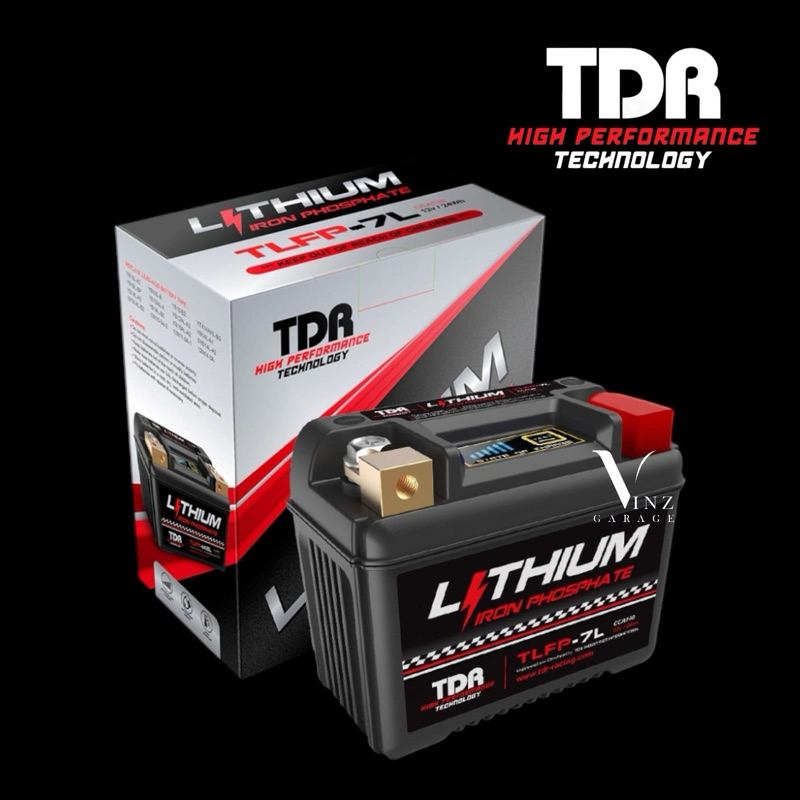 Aki Lithium Yamaha Nmax Aerox // Honda Pcx 150 160 Vario 125 150 TDR Lithium Phospate TLFP-7L (12V) 