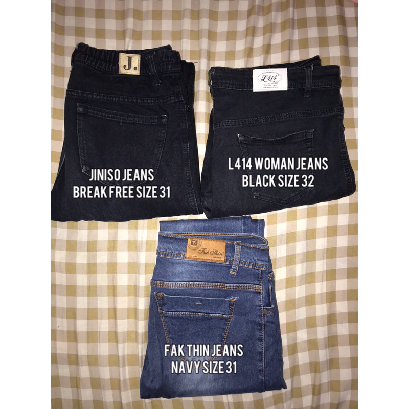 L414 WOMAN JEANS BLACK