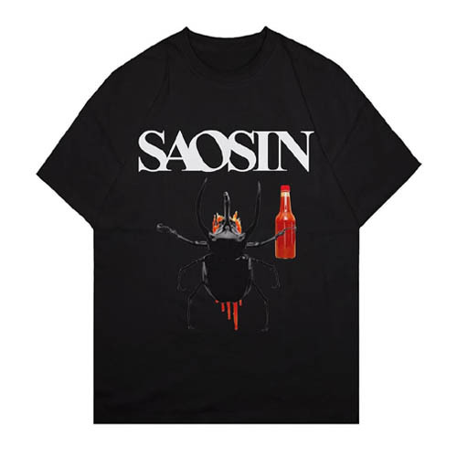 Kaos Saosin Tshirt Cotton 24s  |||  Size  S   M  L  XL  XXL  3XL  4XL  5XL