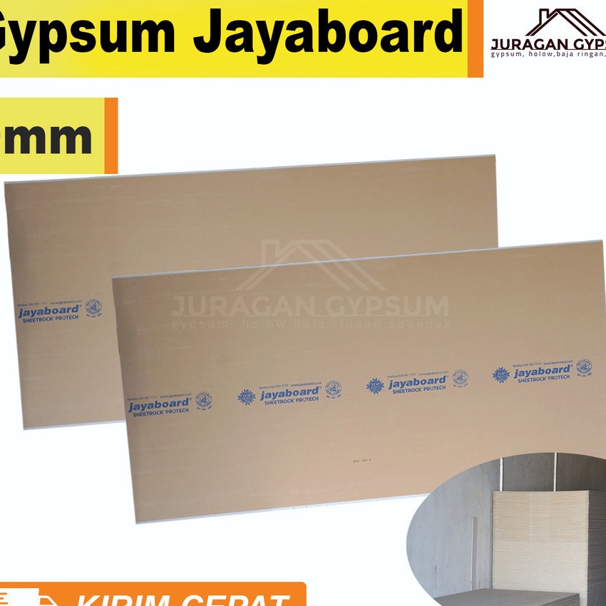 Flash Sale gypsum jayaboard 9mm  Gipsum Jaya 9 mm  papan jaya board sheetrock