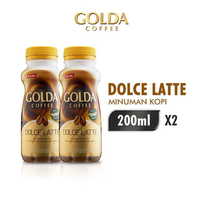 

Golda Coffee Dolce Latte Botol 200 ml x2