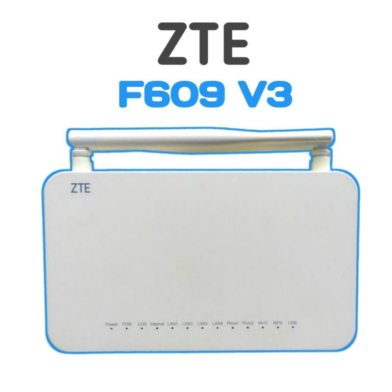 modem gpon zte f609 v3