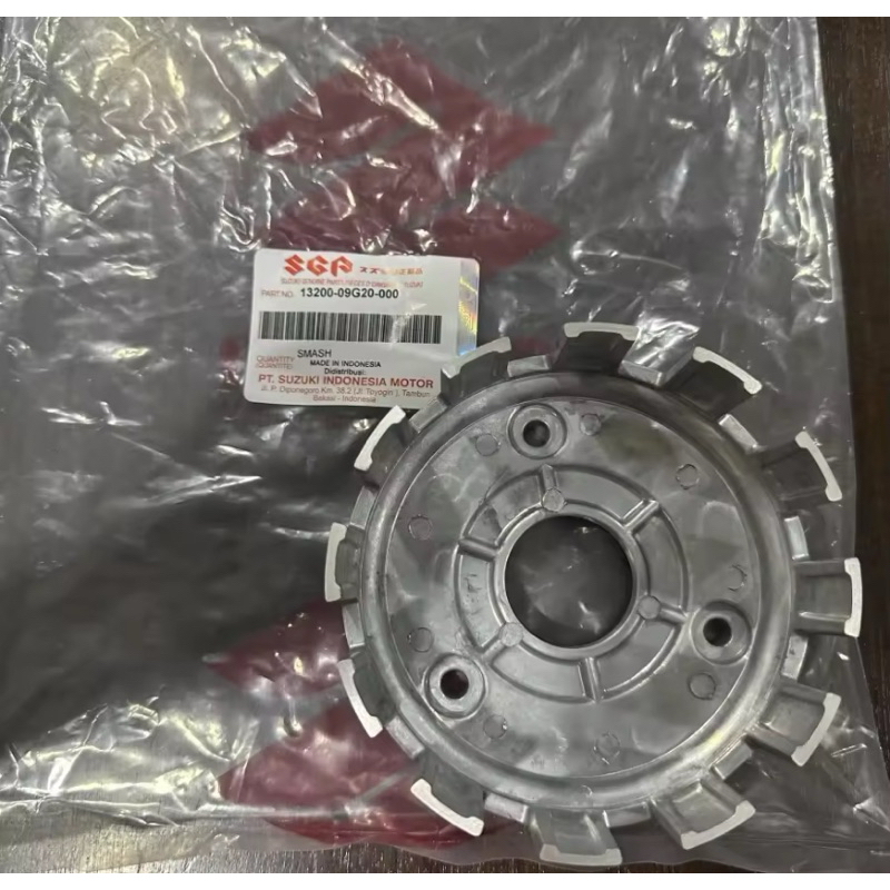 SMASH RUMAH KOPLING ALUMINIUM MANGKOK GEAR GIR MOTOR R 110 TITAN PLAT