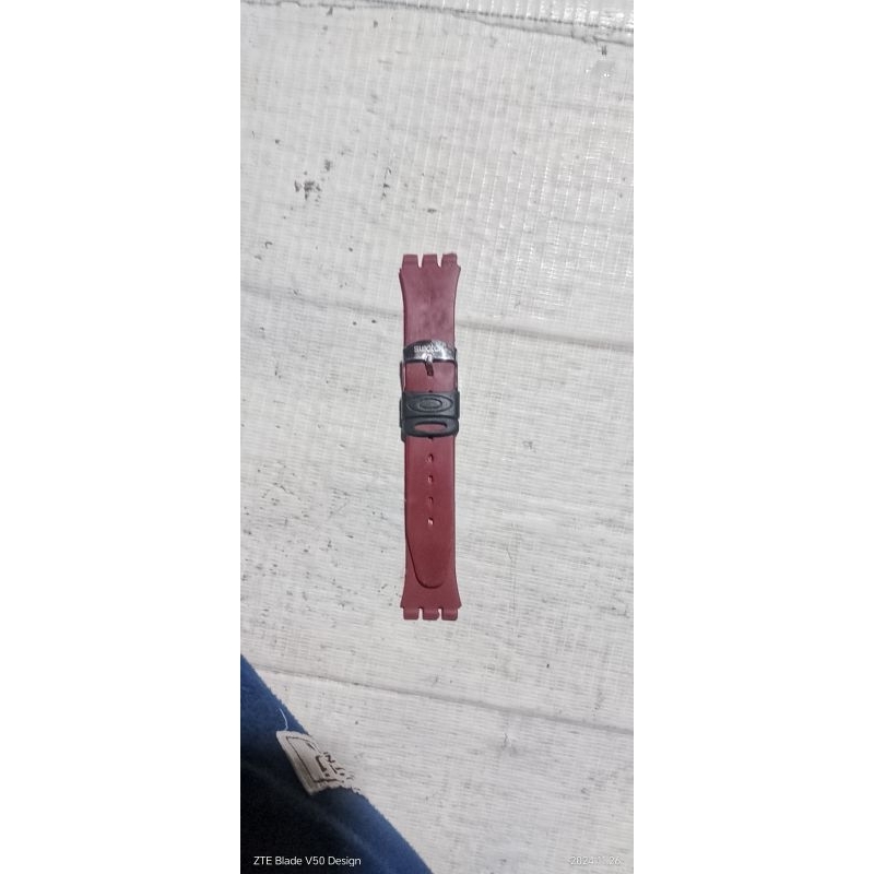 strap rubber arloji swatch 17.mm bekas