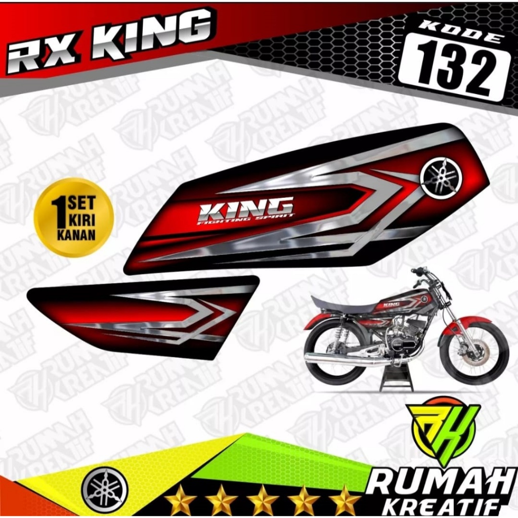 Decal Sticker Striping Variasi Rx King/Yamaha Rx King/Decal Rx King/Striping Rx King