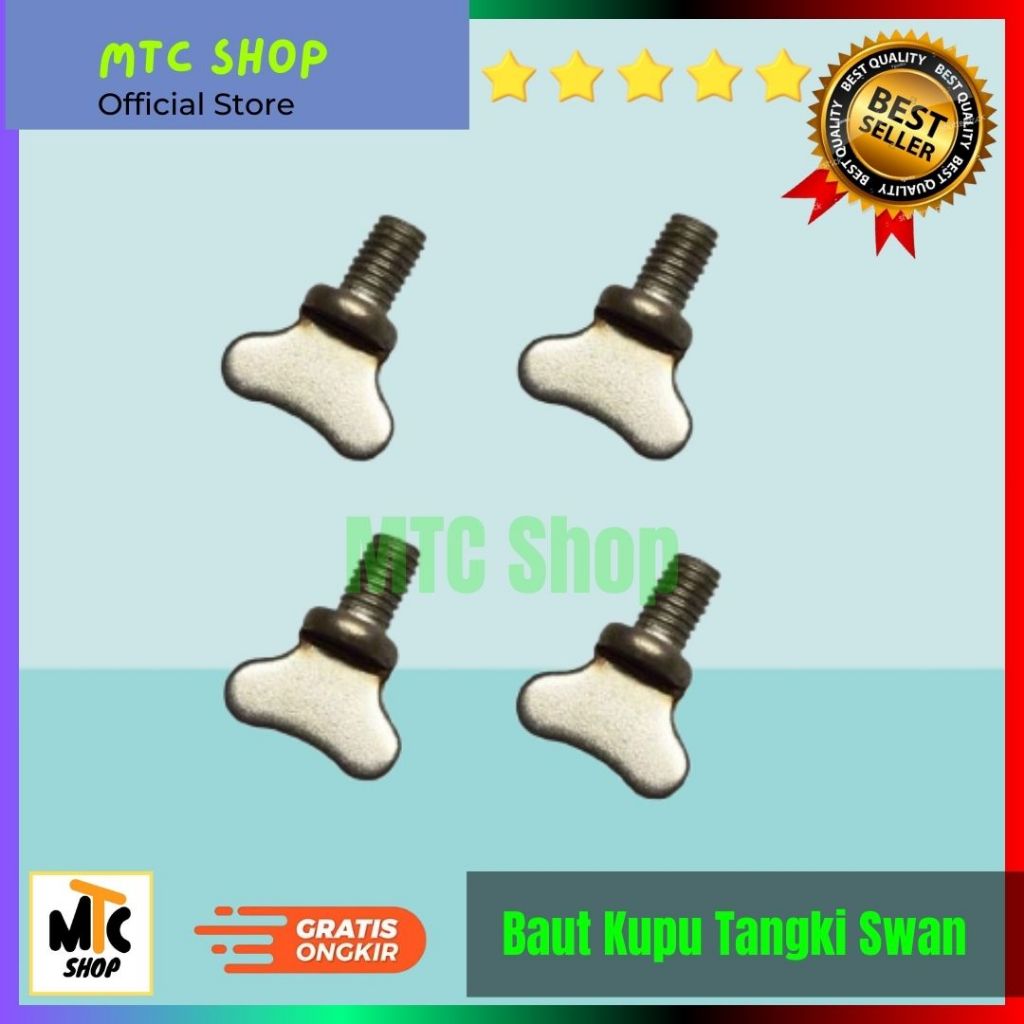 (Isi 4 pcs) Baut Kupu Sprayer Swan | Baut Kupu Tangki Sprayer Swan | Sparepart Tangki Sprayer Manual