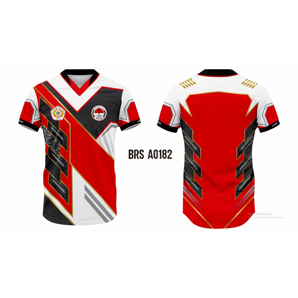 KAOS JERSEY PENCAK SILAT BAJU PERSINAS ASAD, FREE CUSTOM DESIGN