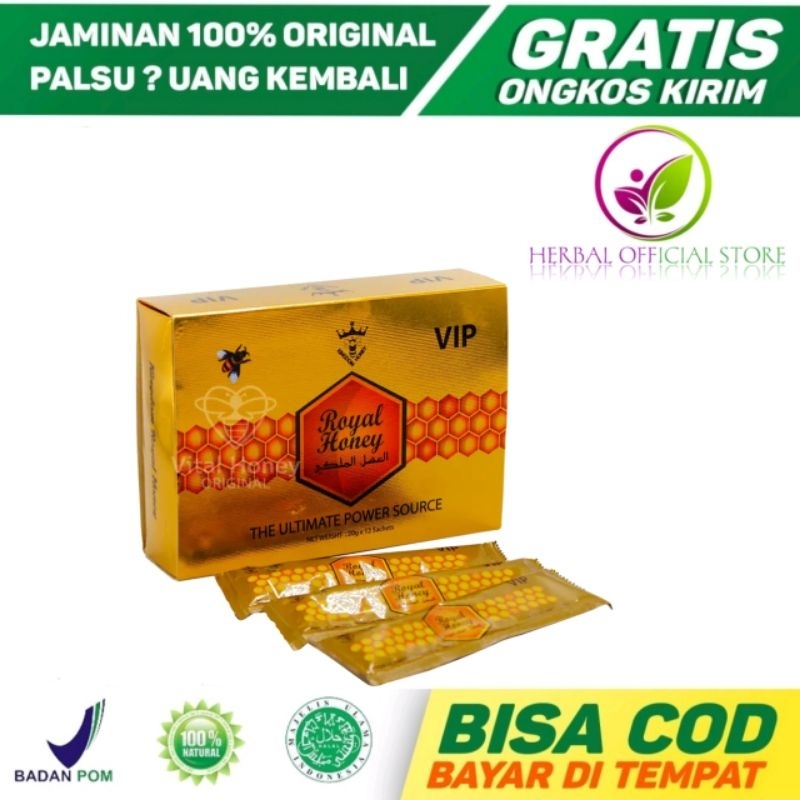 

ROYAL HONEY VIP 1 BOX ISI 12 SACHET