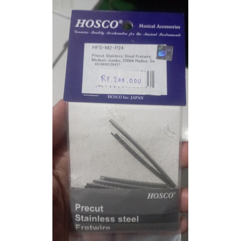 fret gitar merk hosco medium jumbo