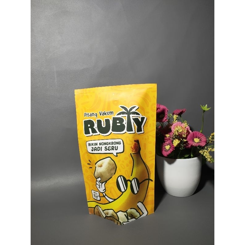 

Pisang Vacum Rubiy rasa original