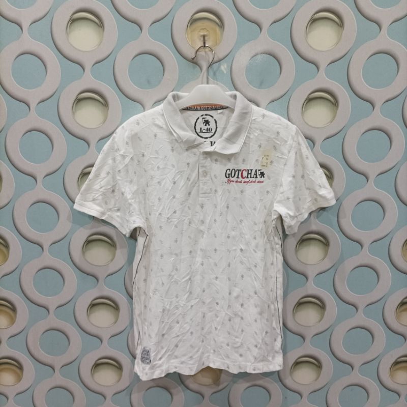 KAOS KRAH PRIA SECOND GOTCHA ORIGINAL SIZE FIT M PZS031