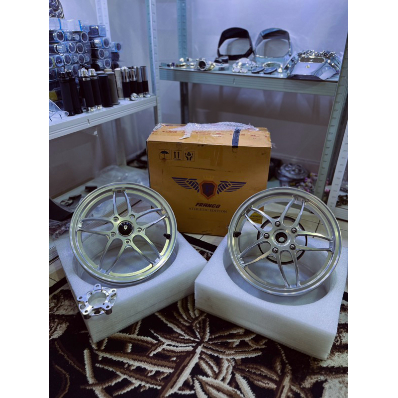 Velg Forged Franco Model Spyder Silver Original 12” For Vespa Matic.