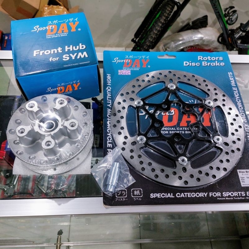 Tromol depan SYM set piringan Sports Day tromol set disc SYM