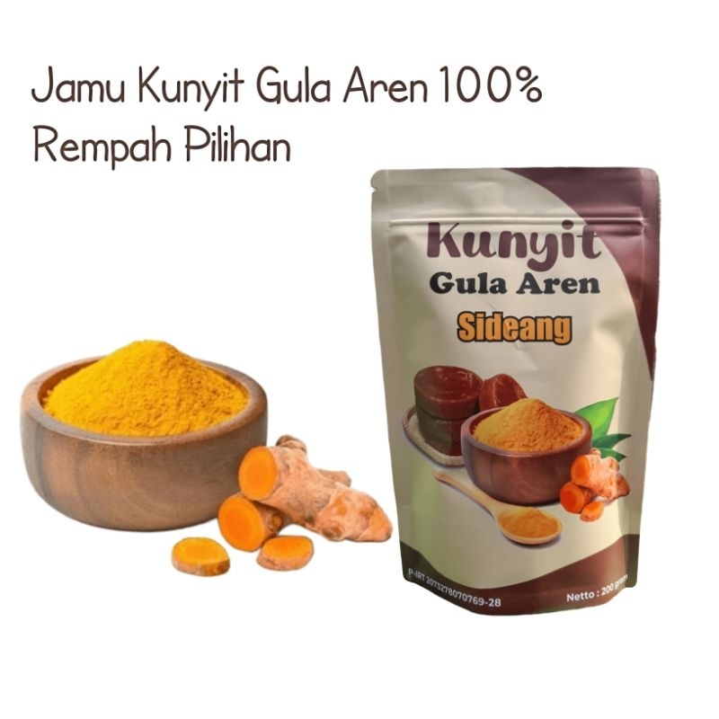 

Jamu Sideang, Kunyit Gula Aren 200 gram