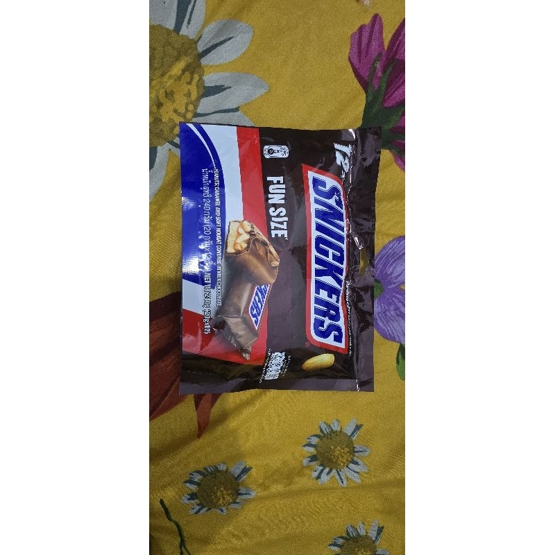 

snickers fun size isi 12