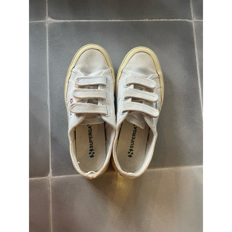 Superga 2750 strap - canvas - white SECOND Authentic