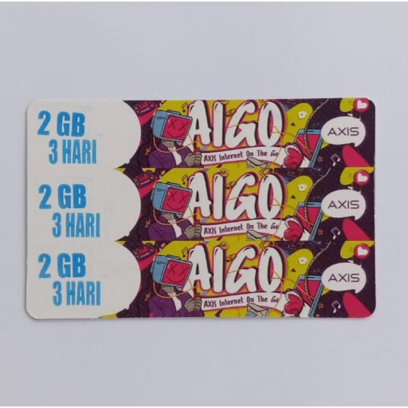 VOUCHER AXIS 2 GB 3 HARI