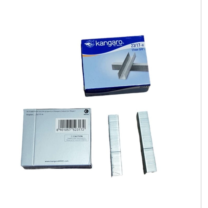 

ISI STAPLES BESAR STAPLER PINS 23/17 23/15 1 BOX ISI 1000 PIN KANGARO