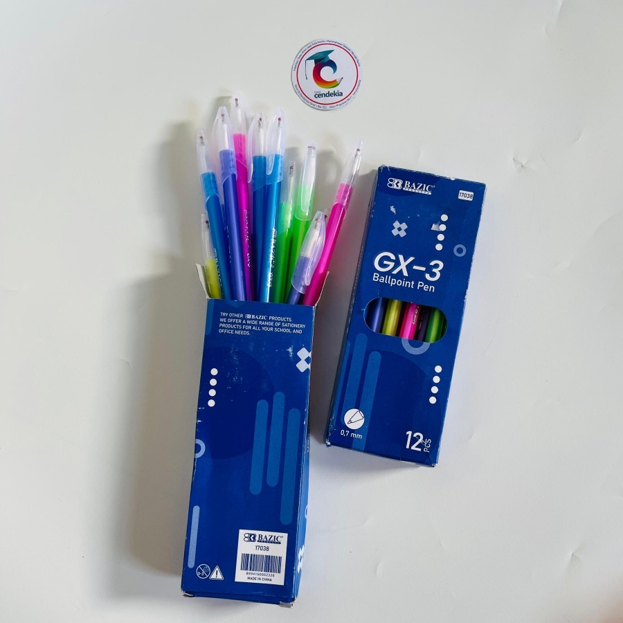 

Pulpen BAZIC GX-3 0.7 mm Hitam 1 Pcs