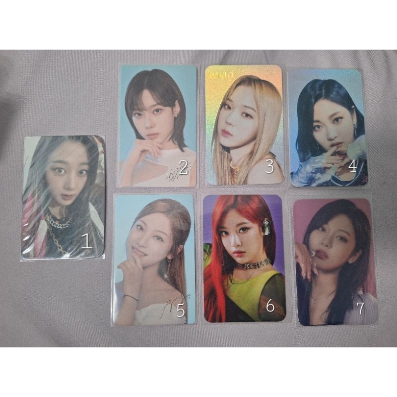 Aespa Giselle Winter Ningning Photocard PC Mumo Mediheal Hologram Keyring