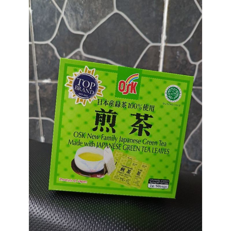 

OSK Japanese Green Tea Teh Hijau Asli dari Jepang 50 Sachets