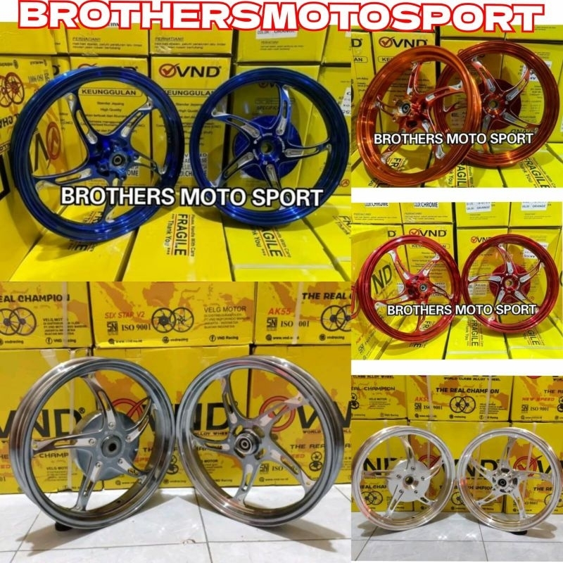 velg vnd new speed MIO/GT115/MIOSOUL/MIOJ velg vnd F185x14 R215X14 vario150/vario125/vario new/vario