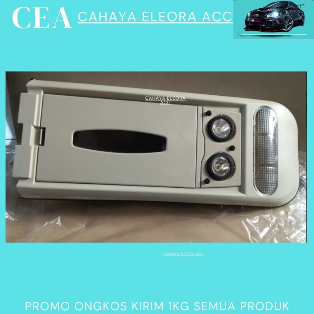 Roof Console Kokpit Tempat Tisu All New Avanza/XENIA - ROOF CONSOLE AN AVANZA CREAM-AKSESORIS AVANZA