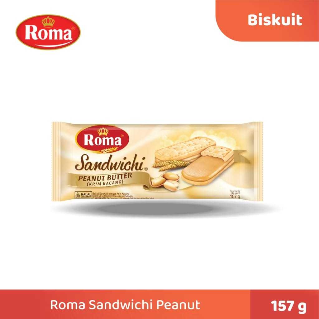 

ROMA SANDWICH KACANG 157GR