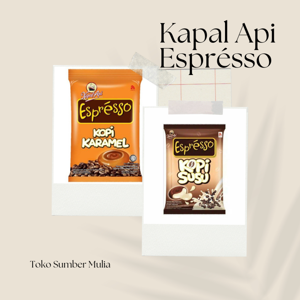 

Permen Kapal Api Espresso Rasa Kopi Karamel & Kopi Susu