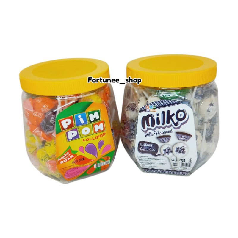 

Permen Pim Pom Lollipop isi 80