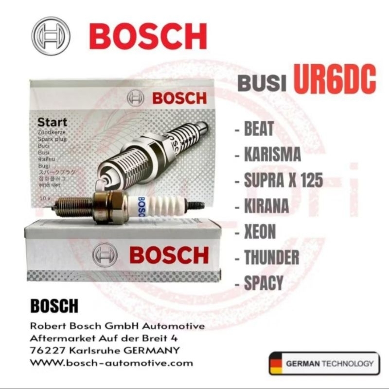Busi UR6DC BOSCH MADE IN JERMAN Original 100%