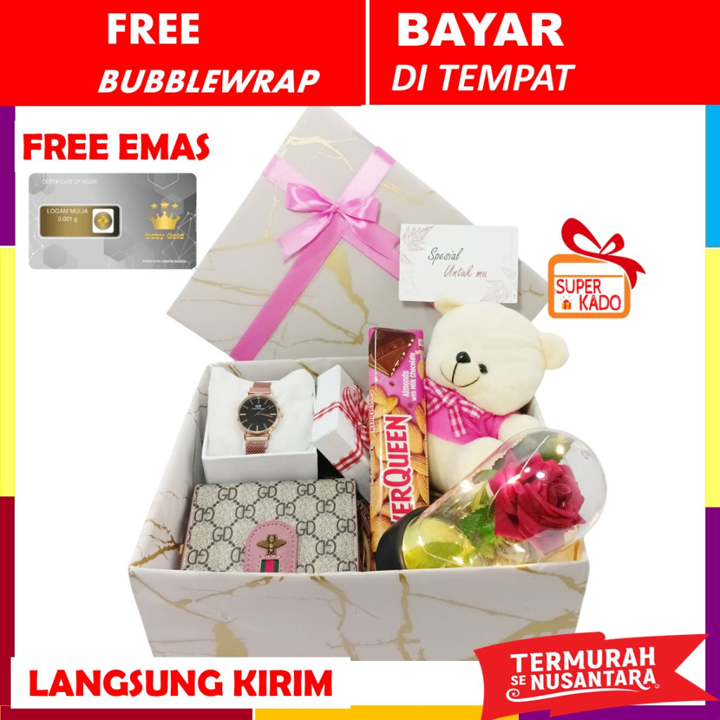 hampers ulang tahun cewek unik premium hadiah paket kado buat birthday cewek cwek gift ulang tahun u