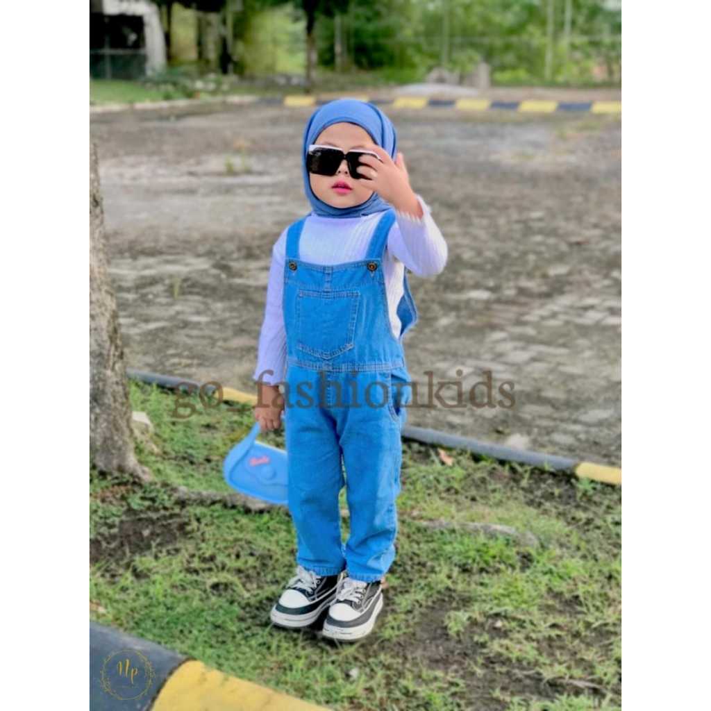 OVERALL MAXY/overall jeans anak/overall celana panjang anak 1-4 tahun
