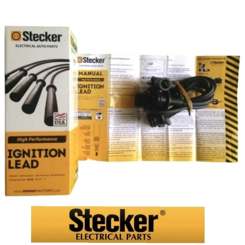 Kabel Busi Toyota Kijang 7K Kapsul Karburator Set Stecker