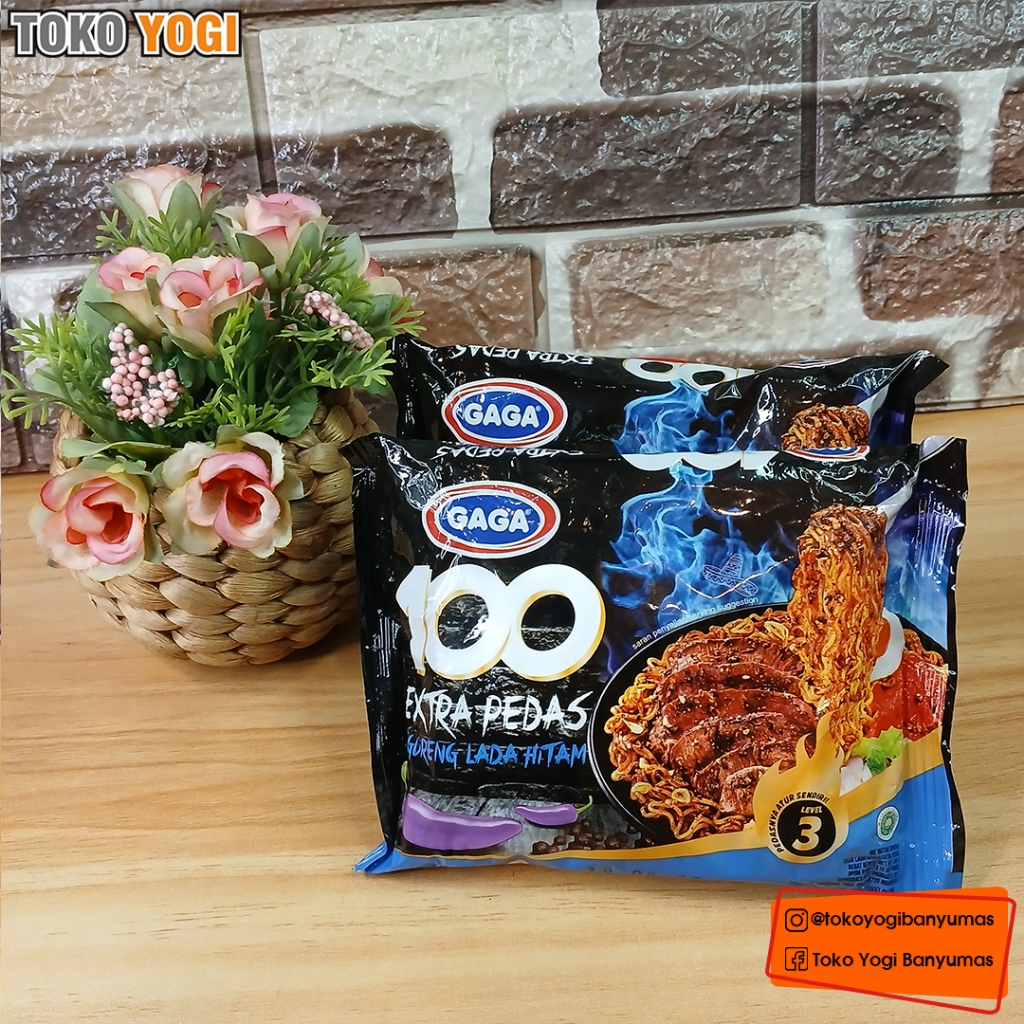 

GAGA MIE GORENG 100 EXTRA PEDAS LADA HITAM LVL 3 85g