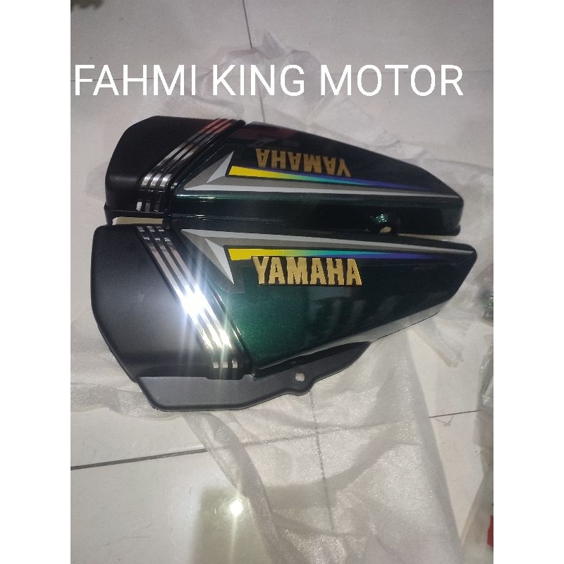 COVER SIDE BOK DOP AKI OLSAM RXKING RX KING HIJAU BOTOL 2001 GRES BARU BUKAN ORIGINAL