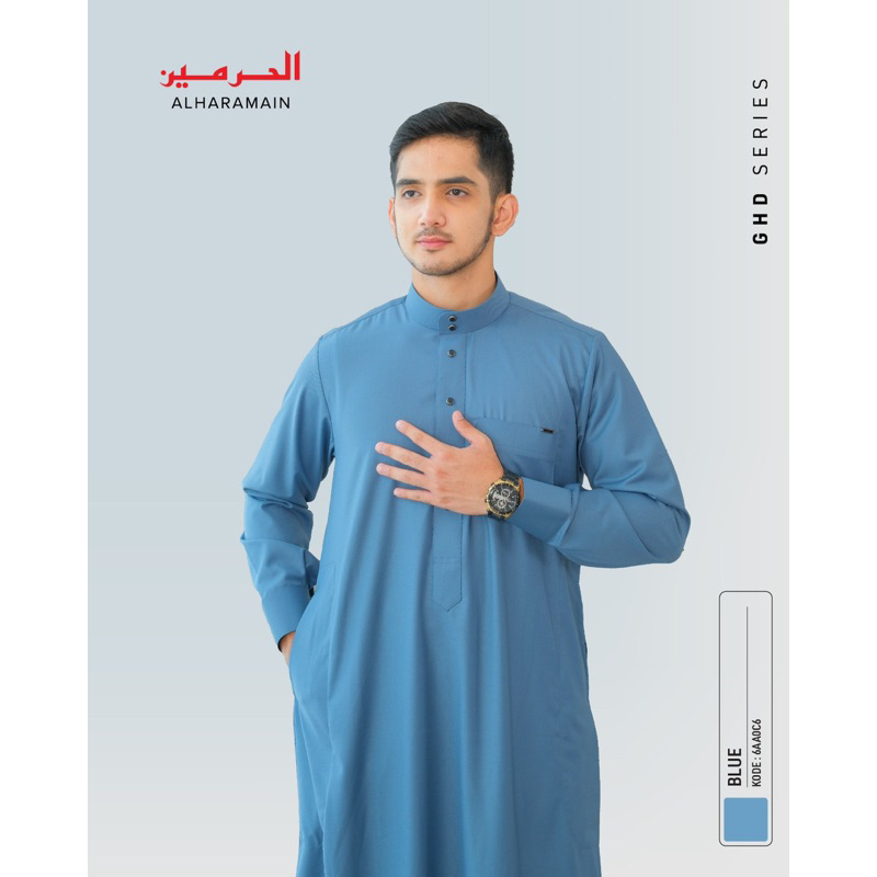 Al Haramain Jubah/Gamis Pria Dewasa Premium Series Semi Wol