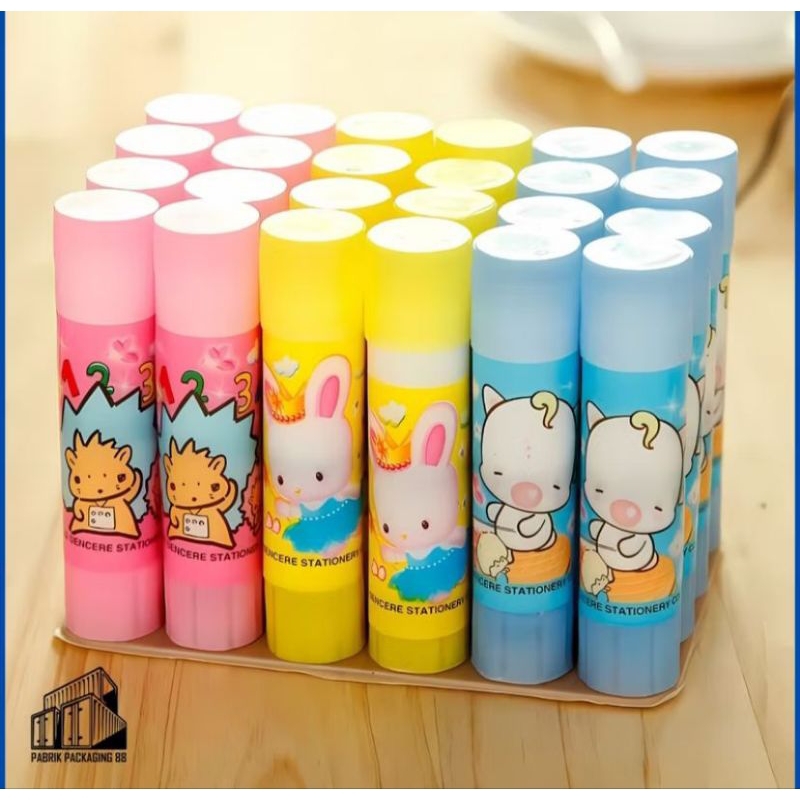 

Lem Glue Stik Perekat Kertas Lengket Karakter Non Toxic Lem Kertas Putar Stick Mini Fancy Alat Tulis Kantor Sekolah Lem Stik Kertas Anak Glue Stick Putar Kecil Lengket Karakter Non Toxic