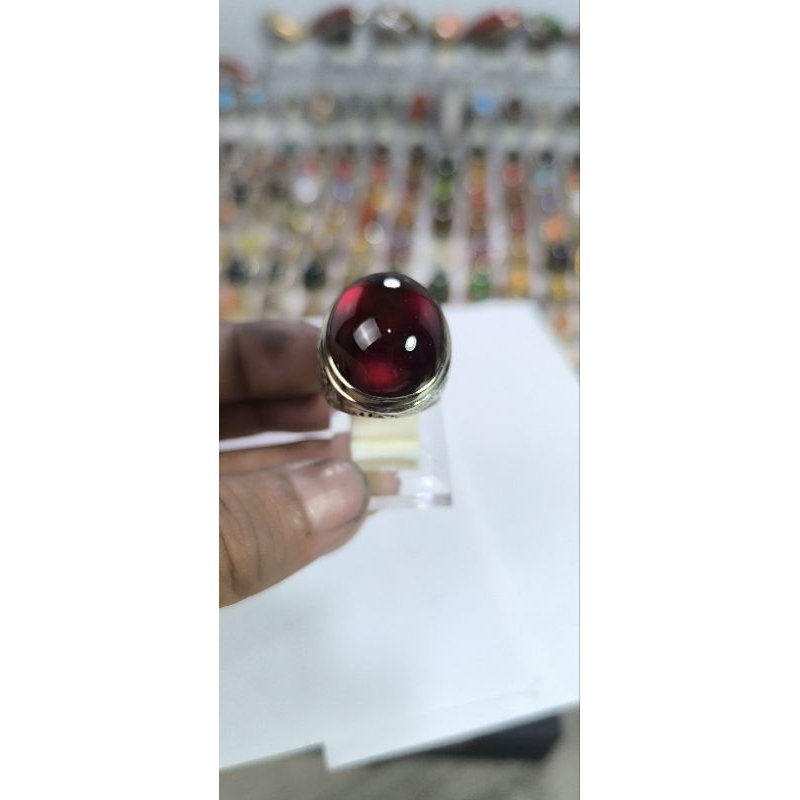 Red garnet black mamba natural