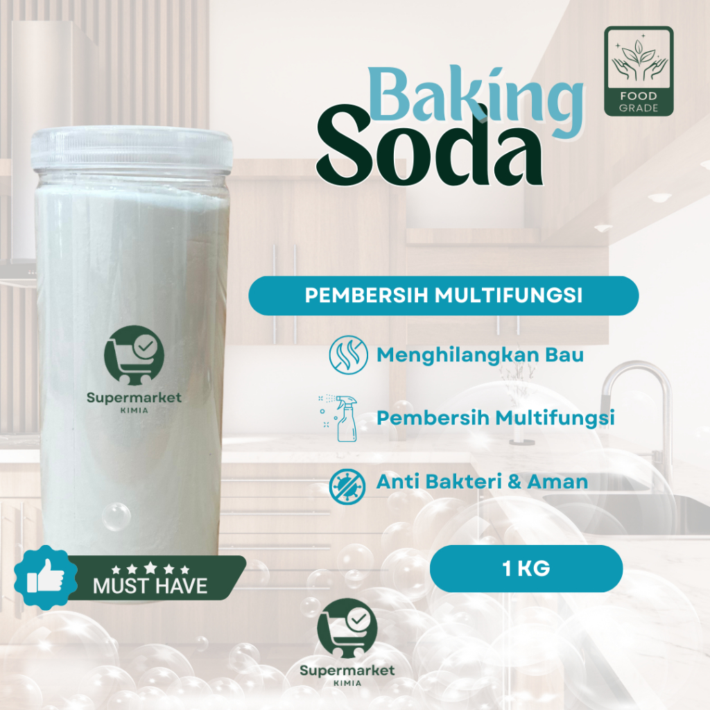 

Soda kue / Sodium Bicarbonate / Baking Soda / food grade / 1 Kg